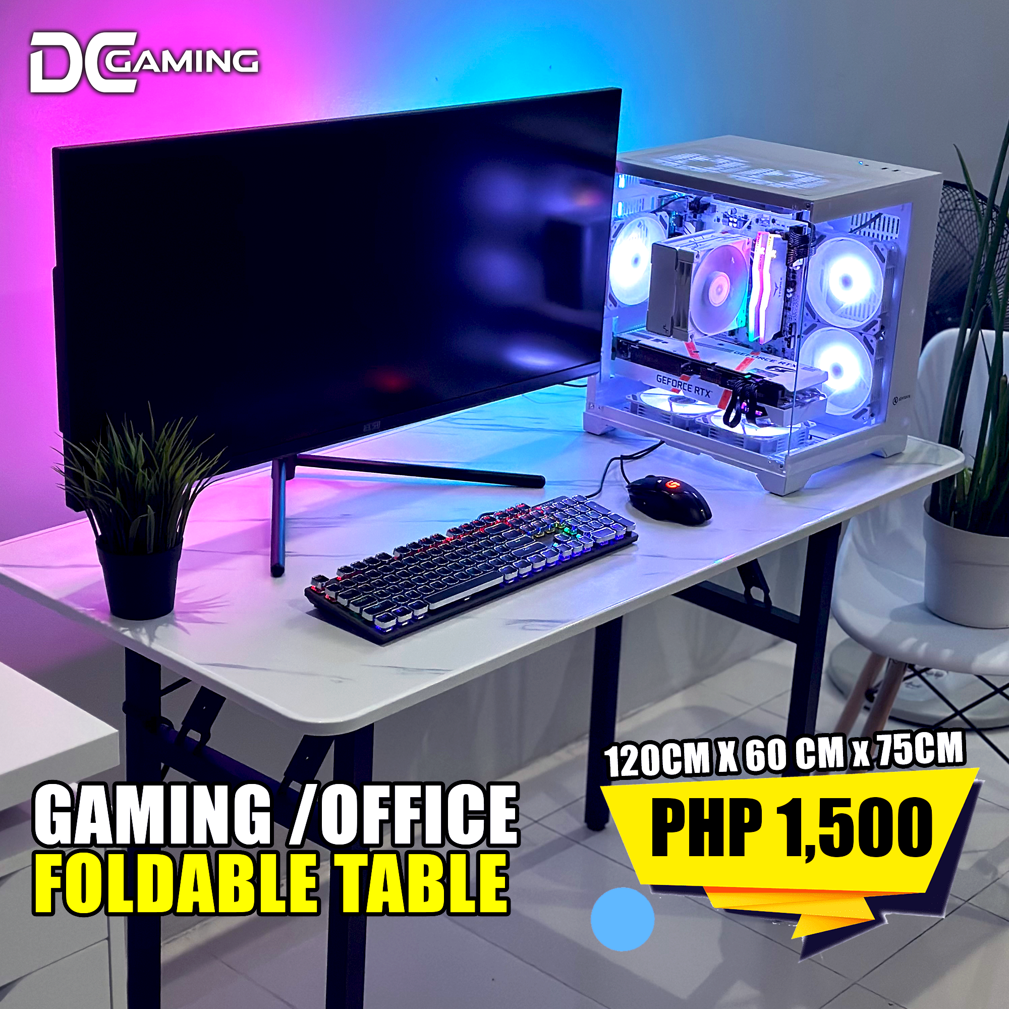 Gaming/Office Foldable Table Desk by DC Gaming